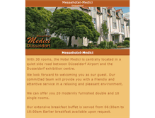 Tablet Screenshot of messehotel-medici.mobi